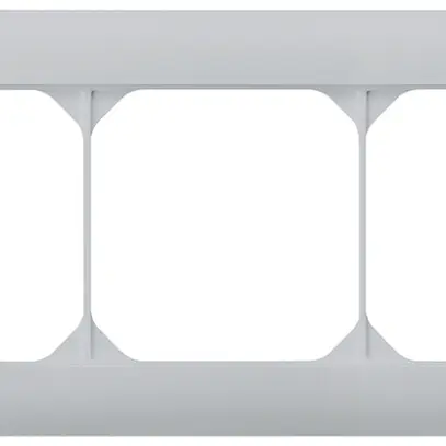 Cadre de recouvrement ENC kallysto.line 1×3 gris clair horizontal 92×212mm 