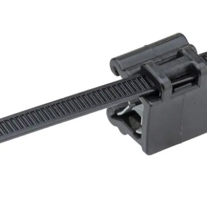 Clip di bordo PAN c.fascetta PLT2S-300 fissaggio laterale 3…6mm a piombo 