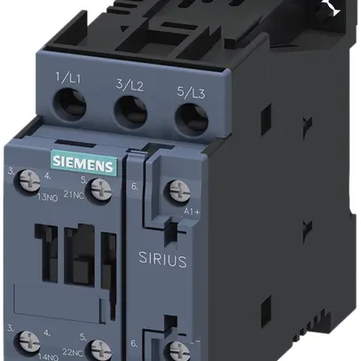 Leistungsschütz Siemens SIRIUS 3RT2 S0 24VDC 3L 32A (+1S/1Ö) Schraubklemmen 