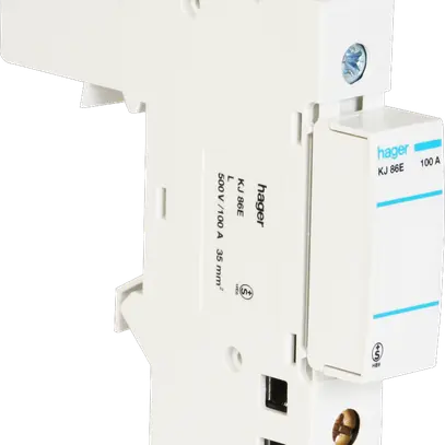 Elemento di alimentazione Hager DIN00 100A L1-L3 44/51mm SN in alto 