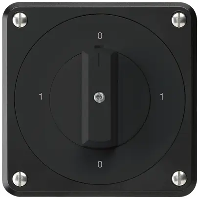 Interruttore rotativo INC robusto IP55 S0/1P nero per combinazione 