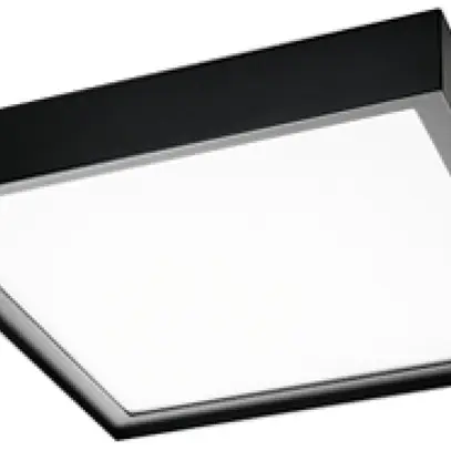 Lampada apparente LED SG Disc 285 22W 290lm 830 EM3h 283×283mm nero 