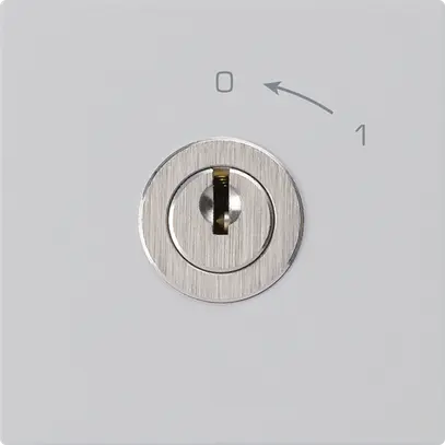 Contact pivotant 0<-1/1L gris clair KAL avec serrure Kaba 8 