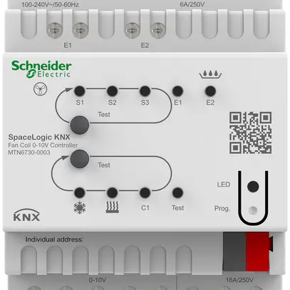 Ventiloconvecteur KNX-AMD Schneider electric SpaceLogic 0…10V 