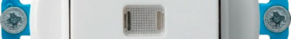 Inserto per interruttore luminoso INC basico 3/2L bianco 