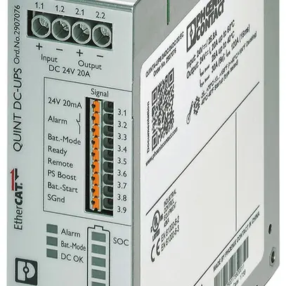 Appareillage ASI PX QUINT4-UPS/24DC/24DC/20/EC EtherCAT IN 24VDC OUT 24VDC/20A 
