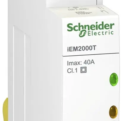 Contatore energia AMD Schneider Electric iEM2000T 1P+N 40A impulsi senza display 