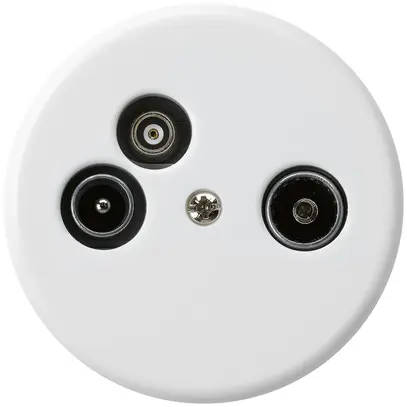 Prise d'antenne TV-R-Données basico A 2GHz 14db blanc 