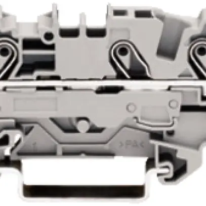 Morsetto di passaggio WAGO Top Job-S 6mm² 3L grigio serie 2006 