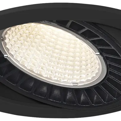 Downlight LED SLV SUPROS 36W 3380lm 3000K 60° Ø165×110mm noir 