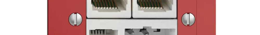 Scatola INC T+T/2×RJ45/RJ11/u ADSL ITplus EDIZIOdue berry 