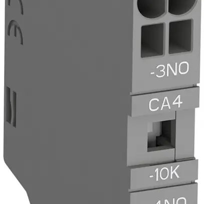 Blocco di contatti ausiliare ABB CA4-10K, 1Ch 4A AC-15, frontale Push-In 