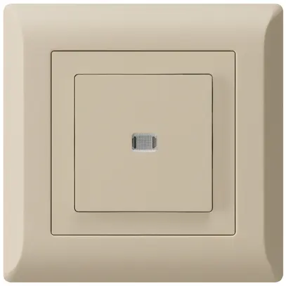 Pulsante luminoso INC kallysto.line A-R/2P beige 