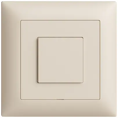 UP-Bedienaufsatz zu Druckschalter EDIZIOdue Wiser 1K 1T cr 