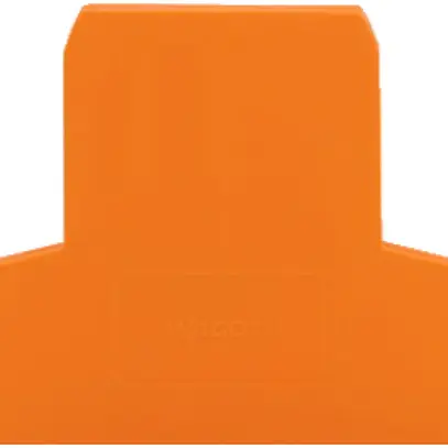 Placca di chiusura WAGO 2.5mm² arancione 