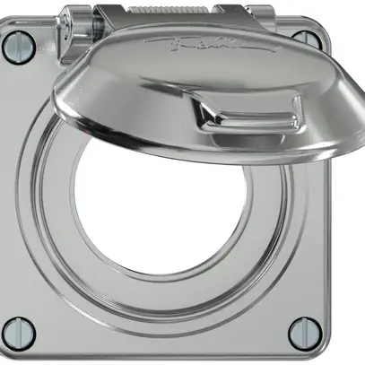Parte superiore ELEMENT SNAPFIX® con coperchio ribaltabile per presa SCHUKO all 