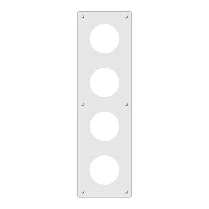 Placca di montaggio FH 4×1 GV 