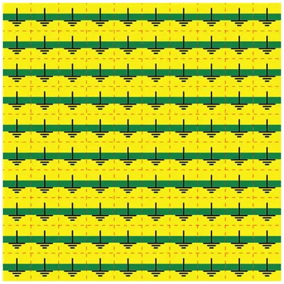 Autocollante di avvertimento Messa a terra 6×6mm autoadesivo gi/ve 100 pezzi 