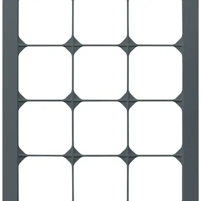 Telaio di copertura INC kallysto.pro 4×3 antracite 274×214mm 