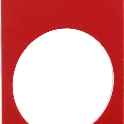 Targhetta simbolo nero/rosso SE 