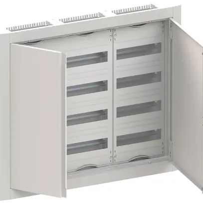 Distributeur ENC ABB ComfortLine 4 rangées 144UM avec porte 865×714×125mm 