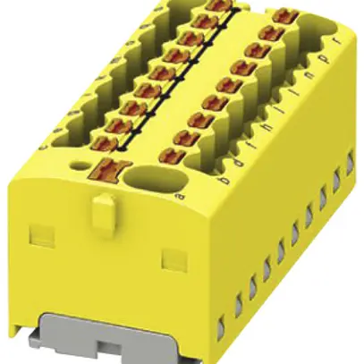 Bloc de distribution PX PTFIX 4/18X1.5-G YE 