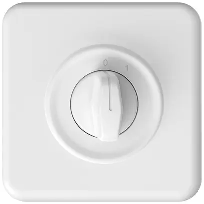 Interruttore rotativo INC STANDARDdue c.ritiro 1P 0-1 p=40mm bi 