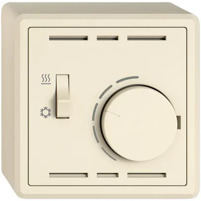 Termostato ambiente AP EDIZIO.liv SNAPFIX® inter.risca./refrig.230VAC 50Hz cr 