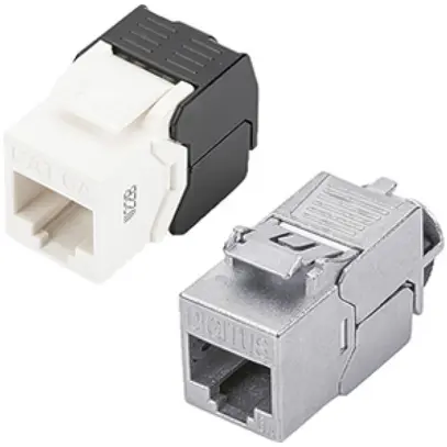 Modulo di raccordo Elcase  ESIT-MRJ45SFTP RJ45 8 schermato IDC grigio 