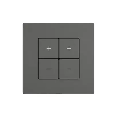 Kit di montaggio EDIZIO.liv Wiser SNAPFIX® p.dimmer 2C 4T grs 