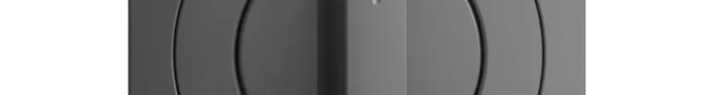 Kit front. EDIZIOdue Auf->I<-Zu 60×60mm grigio scuro, per interr.rot 