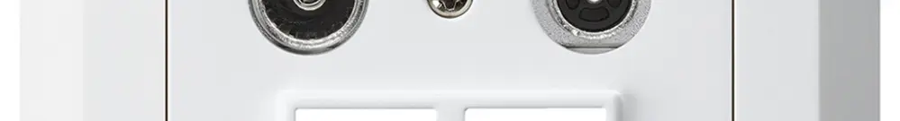 Prise multimédia ENC kallysto.line R/TV 4dB 2GHz blanc 