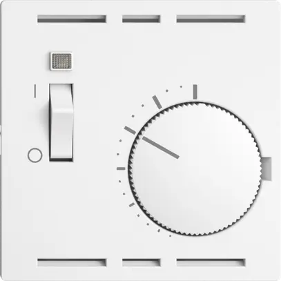 Termostato ambiente INC EDIZIOdue bianco, con interrutore 