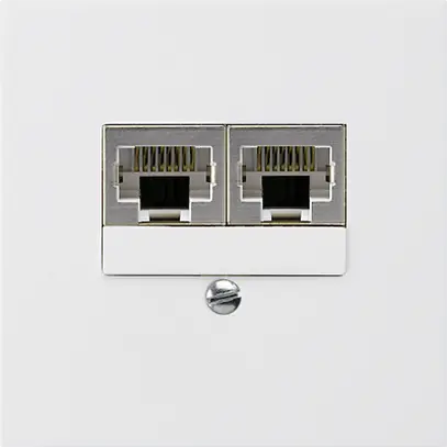 Scatola INC kallysto 2×RJ45s separato CUC bianco 