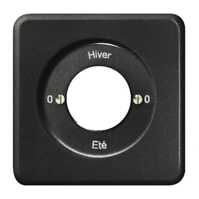 Kit frontal ENC 0-Hiver-0-Eté pour interr.rot.à clé noir 