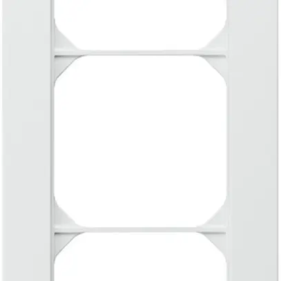 Telaio di copertura INC kallysto.pro 3×1 bianco 94×214mm 
