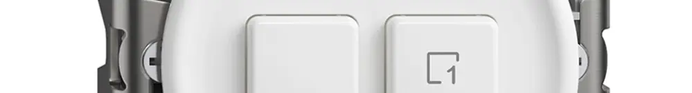 Interruttore AP 1K/2T scena WLAN Sdue Wiser bianco 