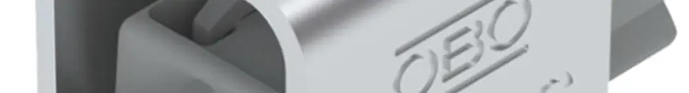 Fixation rapide BET 2056 pied à U matière synthétique 12…16mm 1×câble aluminium 