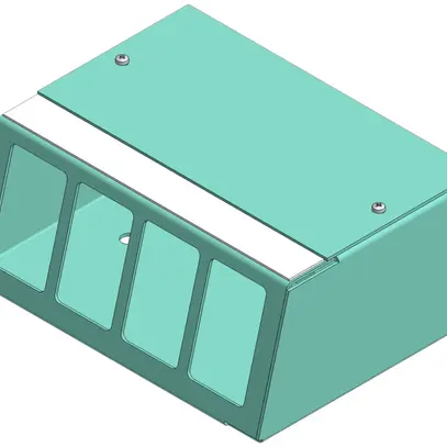 Anschlusskasten 4FLF vertikal DAK 