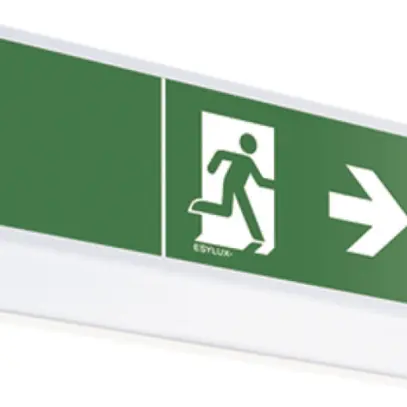 Lampada di emergenza ESYLUX SLA LEDi SC, 30×LED, 352×114×90mm 