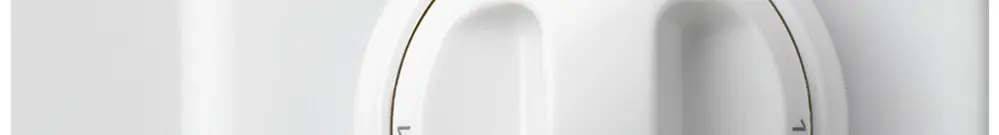 AP-Drehschalter basico 0/3L weiss mit Drehgriff 
