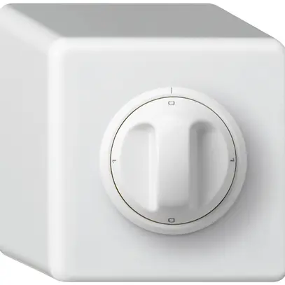 Interruttore rotativo AP basico 0/3L bianco con manopola 