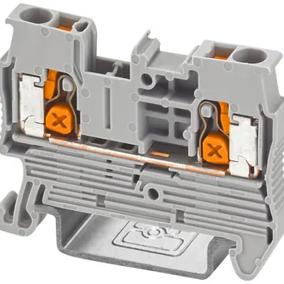 Morsetto di passaggio componibile PX XT 2,5 4mm² 24A 800V 2×1 DIN35 gr 