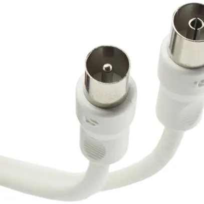 Empfänger-Anschlusskabel WISI SD55, 75 Ohm, 5m, Stecker+Kupplung gerade 