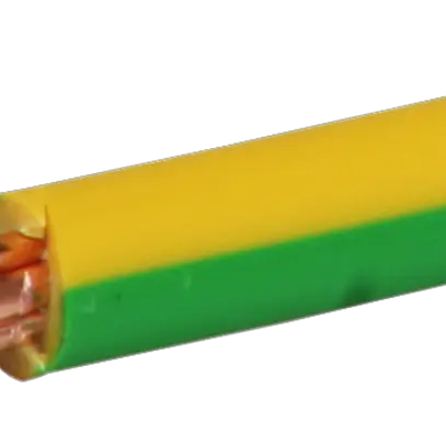 Corde d'installation T 10mm² vert-jaune Rouleau à 100m H07V-R Eca 