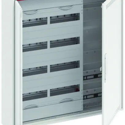 Distributeur AP ABB CA 35VML, 3-part 5 rangées 120UM + media, porte ventilée 