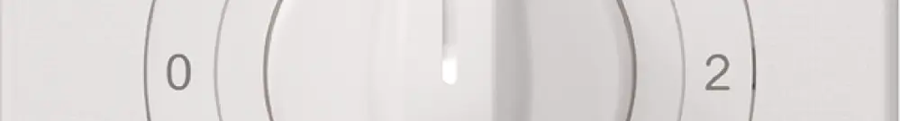 Interruttore rotativo NEVO N.CO 5/1L, con manopola, KS, 0-1-2-3, bianco 