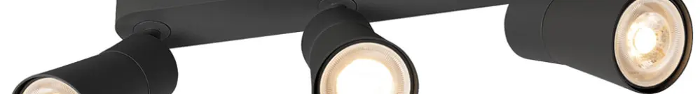 Spot SLV PURI 2.0 Cone CW GU10 3×6W VAR 258×42×138mm noir 
