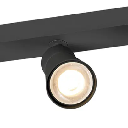 Spot SLV PURI 2.0 Cone CW GU10 3×6W VAR 258×42×138mm noir 