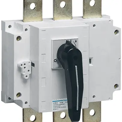 Interrupteur de charge INC Hager 3L 630A montage frontal indication de coupure 